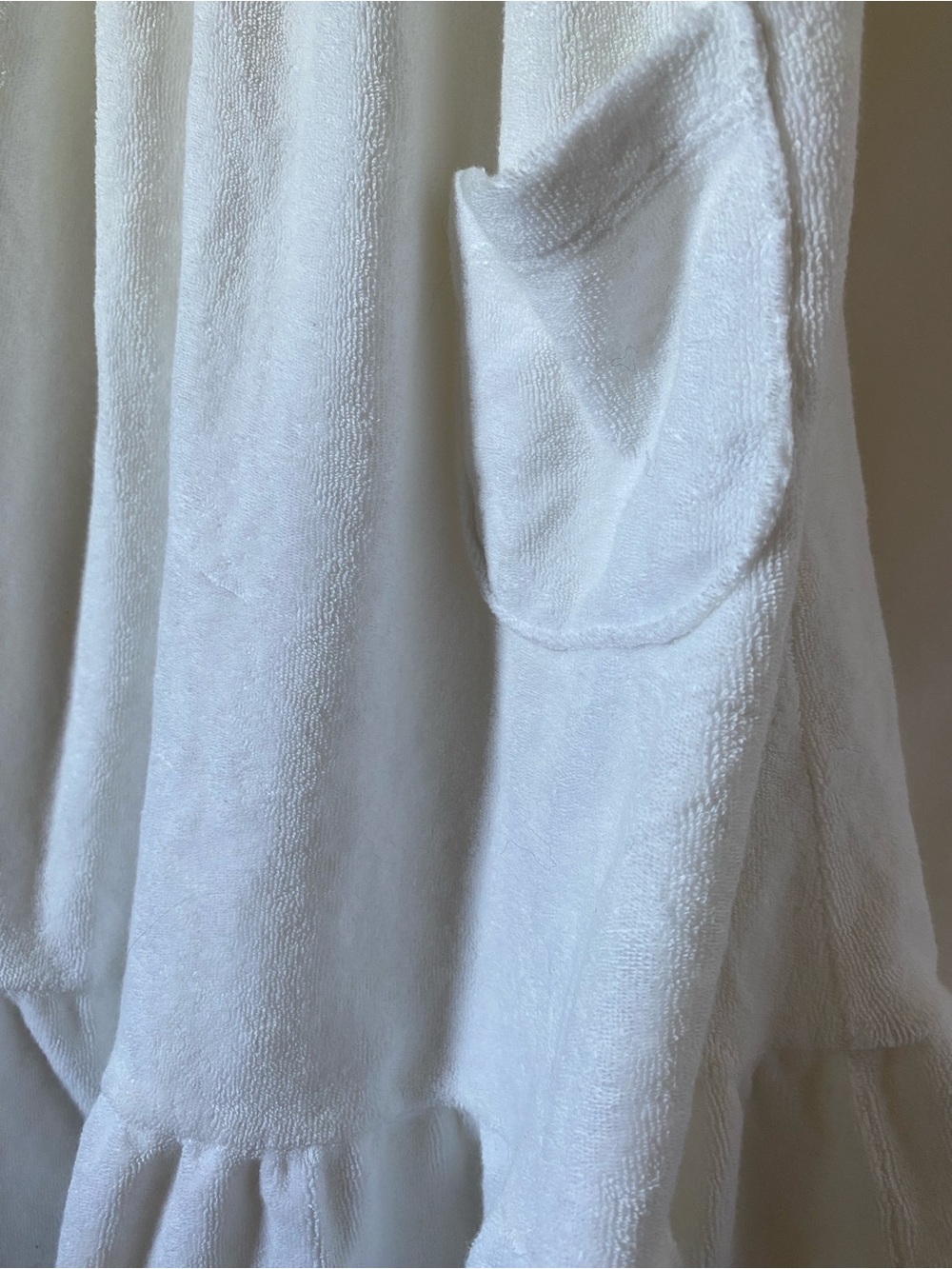 Juicy Couture White Smocked Strapless Dress with Pink Label